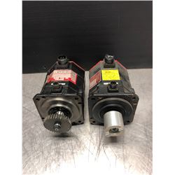 (2) - FANUC A06B-0235-B605 AC SERVO MOTORS_PULSECODER: A860-2010-T341