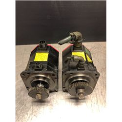 (2) - FANUC A06B-0235-B605#S000 AC SERVO MOTORS_PULSECODER: A860-2010-T341