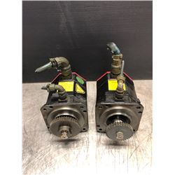 (2) - FANUC A06B-0235-B605_AC SERVO MOTORS_PULSECODER: A860-2014-T301