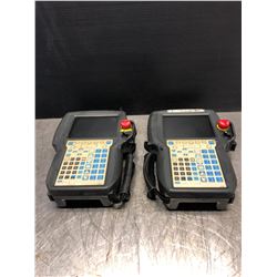 (2) - FANUC A05B-2490-C376 TEACH PENDANTS