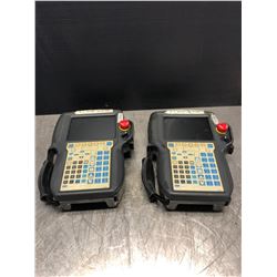 (2) - FANUC A05B-2490-C376 TEACH PENDANTS