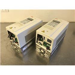 (2) ABB ACS800-U1-0009-5 VARIABLE FREQUENCY DRIVE