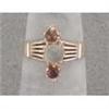 Image 1 : 14K victorian moonstone & garnet ring #1124661