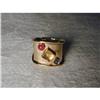 Image 1 : Estate 14K YG Gold Ruby Citrine Sapphire Band #1124804