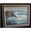 Image 1 : Vintage Impressionist Seascape Painting LSD. #1124918