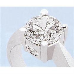 DIAMOND RING SOLITAIRE 0.89 ct THREE STONE #1125276