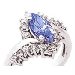 Diamonds 3.60 CT MARQUISE BLUE SAPPHIRE #1125284