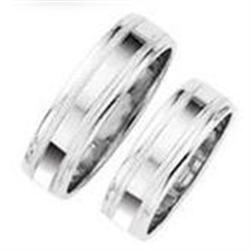 his and hers platinum ring WEDDING BAND SET #1125293