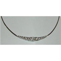 3.7 ct diamond necklace pendant LARGE ROUND #1125310