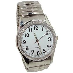 GENTS WRIST WATCH in white gold with DIAMONDS #1125318