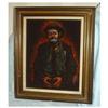 Image 1 : Emmet Kelly Clown ,Oil Painting on  Velvet #1131930