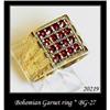 Image 1 : VINTAGE BOHEMIAN GARNET RING BG-027 #1132529