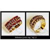 Image 1 : VINTAGE BOHEMIAN GARNET RING BG-021 #1132533