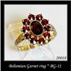 Image 1 : VINTAGE BOHEMIAN GARNET RING BG-011 #1132534