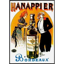 FRENCH LIQUOR ADVERTISEMENT POSTER HANAPPIER #1132614