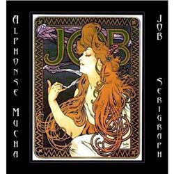 VINTAGE MUCHA ART NOUVEAU SERIGRAPH JOB #1132616