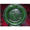 Image 1 : Majolica Green Plate #1132684