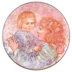 Kathleen  & Child Royal Doulton plate by Edna #1132738