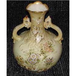 Exquisite Antique  Bohemian Hand Painted Vase, #1132760