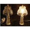 Pair of Crystal Boudoir Table Lamps. #1132761