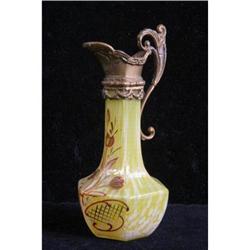 Truly Stunning Bohemian Franz Welz Ewer Cruet #1132763