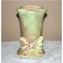 Vintage California West Coast Pottery Bow Vase #1132851