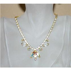 Unusual Vintage Juliana Rhinestone Necklace  #1132867