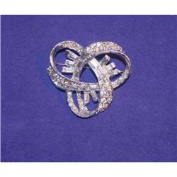 Vintage Art Deco Era  Rhinestone Brooch/Pin #1132875