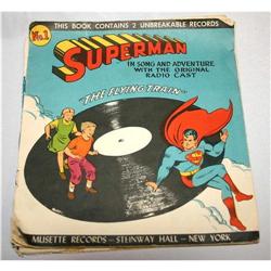 Rare Vintage Superman Sing-A-Long Story Book #1132883