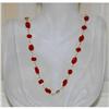 Vintage  Australian Red Glass Necklace #1132913