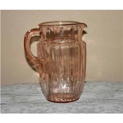 Anchor Hocking Depression Glass Pink Pillar #1132914