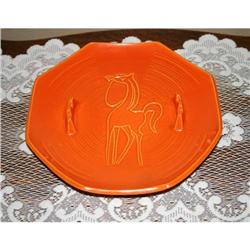 Rare Red Wing Pottery Horse Ashtray #1132919