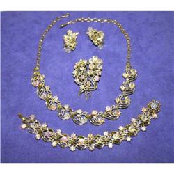 CORO Necklace Bracelet Brooch Earrings #1132930