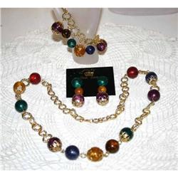 Vintage Park Lane Necklace Bracelet Earrings #1132959