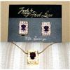 Vintage  Park Lane Rhinestone Necklace Earrings#1132962