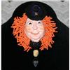 Hand Crafted Halloween Good Witch Beaded Brooch#1133031