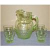Image 1 : Rare Anchor Hocking Windsor Pitcher & Tumblers #1133045