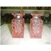 Image 1 : Pair of Pink Imperial Glass Mt Vernon Colonial #1133423