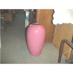 Large Pottery Rose Colored Vase #1133459