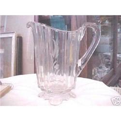 Large Crystal Etched Pitcher #1133462