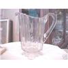 Image 1 : Large Crystal Etched Pitcher #1133462