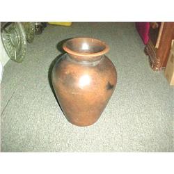 Large Brown Pottery Vase #1133466