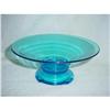 Image 1 : Fenton Blue Celeste Console Bowl with Stand #1133501