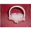 Image 1 : Fenton Pink  Embossed Basket #1133506