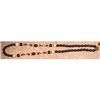 Image 1 : Miriam HASKELL Necklace BLACK Beads VINTAGE #1133697