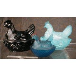 HEN on NEST (3) COLORS & Makers VINTAGE #1133769