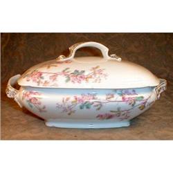 LIMOGES Covered Vegetable DELINIERES Antique #1133813