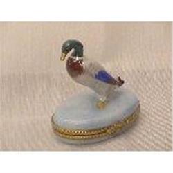 Limoges Porcelain Pill Box(Duck) #1133839