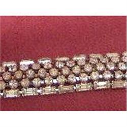 VERY NICE VINTAGE RHINESTONE BRACELCT #1133844