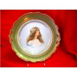 AUSTRIAN PORCELAIN    PORTRAIT PLATE #1133867